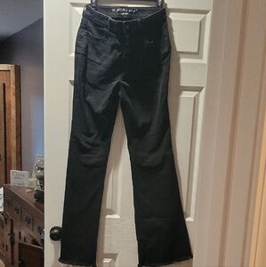Maurices Black Flare Wide Leg Jeans